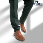 Olive Formal Suit with Plain Beige Waistcoat