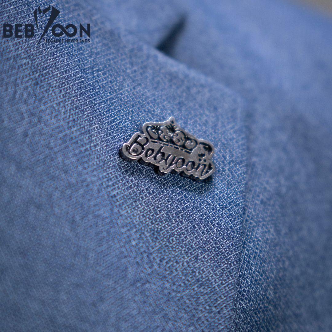 Men’s Classic 2-Button Suit with Mixed Striped Waistcoat